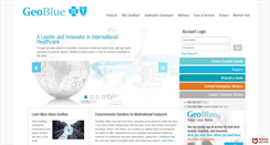 Desktop Screenshot of geo-blue.com