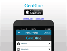 Tablet Screenshot of geo-blue.com